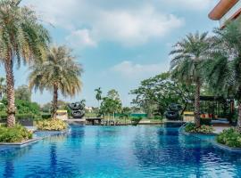 Hilton Bangkok Suvarnabhumi Golf Resort & Spa, hotelli Lat Krabangissa