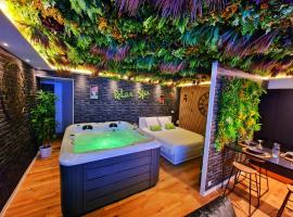 RELAX SPA-4 Pers-Jacuzzi-Parking-Jardin-Clim-Colmar, hotel i Muntzenheim