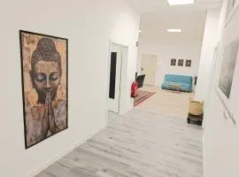 Apartment with bedroom for up to 4 people