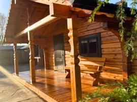 Log Cabin with Private Sauna and Fire Place in Canterbury, hotell sihtkohas Canterbury
