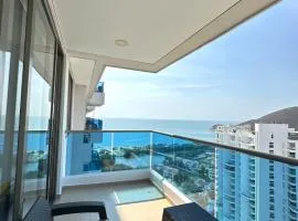 Apartamento con vista al mar y a la montaña en Santa Marta