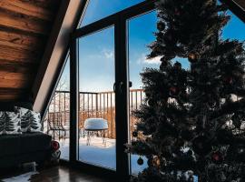 Okno w Gorce- 1 apartament z BALIĄ na wyłączność- Gorce, Pieniny, jezioro Czorsztyńskie, Hotel in Maniowy