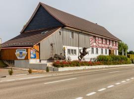 Motel Steighof, hótel með bílastæði í Brütten