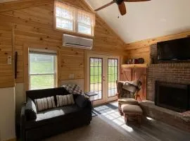 Cozy stream-side cabin