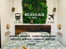 5 min Airport Aéroport - Shuttle Service Navette - Réservation Parking