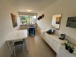 Hyggeligt Værelse med fælles opholdsrum og toilet