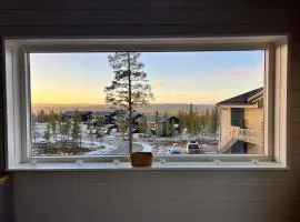 Spacious apartment in a dream location in Idre Ski In and Ski Out with a magical mountain view