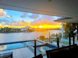 Canal front 4 bedroom home