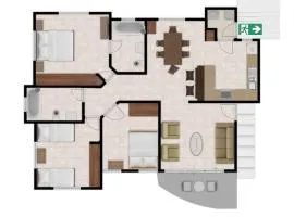 5DR Cozy 3-Bedroom Apartment Santo Domingo