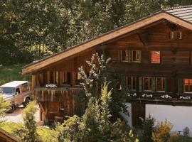 Gstaad Mountain Chalet With Outdoor Spa, hotel v destinaci Gsteig