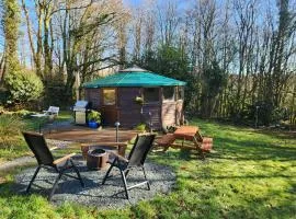 Galtee Glamping in wooden yurt