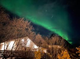 Sentrumsnær sokkelleilighet, hotel u gradu Svolver