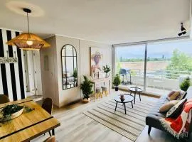 Aeropuerto a 10 min y Mall a 2, terraza BBQ, 3 hab