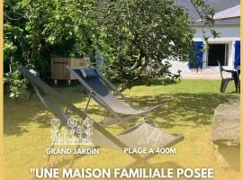Maison cosy à 400m de la plage