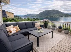 Scenic fjord home with terrace, minutes from Pulpit Rock