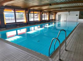 Terrace-park, indoor pool, sauna, ski, PingPang, tennis, table-football, free parking, Highlight-children's play area!, hotel em Schonach