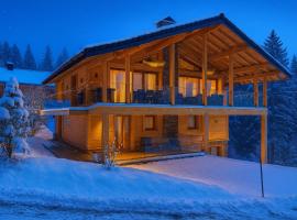 Combloux में, होटल Chalet Eteila vue incroyable ! Combloux 10 min de Megève