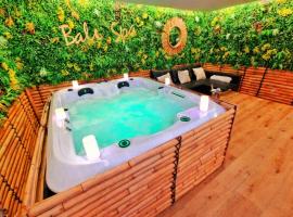 BALI SPA-4 Pers-Jacuzzi-Parking-Jardin-Clim-Colmar, hotel i Muntzenheim