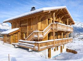 Chalet Suzane - Panorama Mont-Blanc & jacuzzi, hotel em Combloux