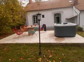 Gîte apaisant avec SPA, jardin et étang, animaux acceptés pour 6 personnes - FR-1-489-612