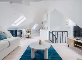 Le Bleu Urbain Logement Chic en Centre-Ville