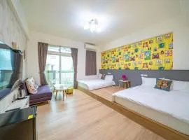 花漾四季民宿市中心附停車位 可包棟 自助入住 花蓮縣民宿1124號