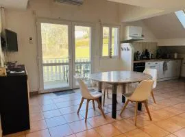 Bright apartment with mountain views