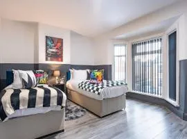 Newland Ave 4 Bedroom 5 Smart TVS 1,5 Bathroom Ebenezer Garden House