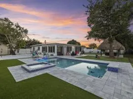 The AMI Estate Pool Pickleball Mini-Golf & Jacuzzi