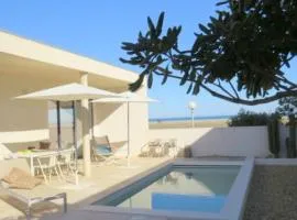 Villa de luxe avec piscine chauffée privée, face mer, pour 8 pers. à Le Barcares - FR-1-529-45