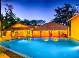 ELIVAAS Terra Rosa Portuguese-styled 4-BHK Villa With Private Pool, Garden, Veranda & Sit-out Area