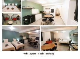 Studio Galile - wifi - RDC - twin ou kingsize, hôtel à Vatan