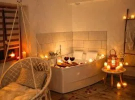 Cottage Interieur Spa classé 4 étoiles - balnéo et sauna privatif