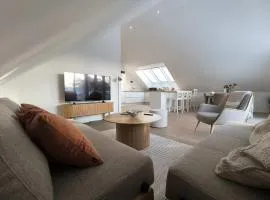 Sunlit Loft Apartment in Valby with Parking for 8