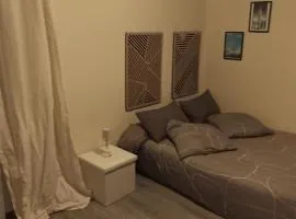 Chambre double avec lit clic clac