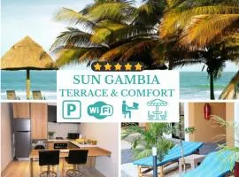 Sun Gambia Apartment - Terrace - Pool - Air Conditioner & Parking - 300m from Senegambia Beach - SPECIAL OFFER NOW