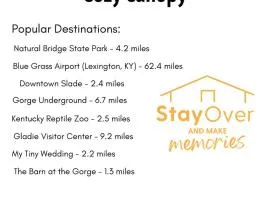 Cozy Canopy- Hot Tub, Firepit, Covered Deck, WiFi