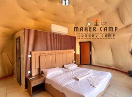 Wadi rum maher luxury camp, hótel í Disah