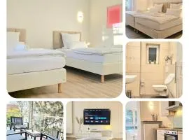 122qm-Apartment - 4 Zimmer I Zentral I Küche I Balkon I Parken I WLAN