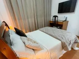 Ap Ouro Pret - com piscina aquecimento solar e churrasqueira