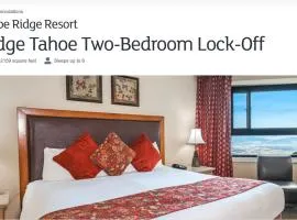 Enjoy the Ridge Tahoe Two-Bedroom Lock-Off for a family of 6