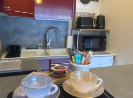 Aéroport à pied, Escale 25, hotell i Tillé