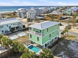 Beach House - Private Pool - The Minty Pearl by Panhandle Getaways, hotel v destinaci Mexico Beach
