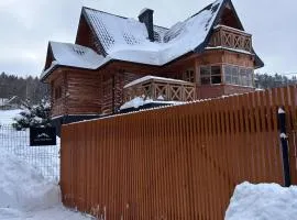 Chata Piechówka - Góralski dom z bala z gorącą balią i widokiem na góry