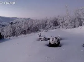 Koselig hytte med uthus på vakre Dovrefjell