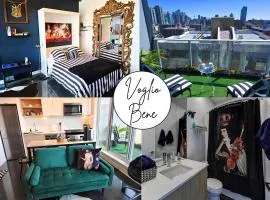 Boutique Studio City Views, Patio, Fireplace Voglio Bene