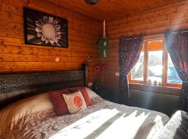 APPLE Cabin - Little Log Cabin in Wales, hotel a Newtown