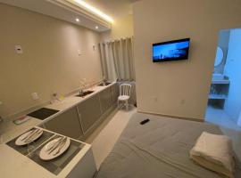 Somos Kitnet Hotel Digital mobiliado com cozinha, hotel v destinaci Passos