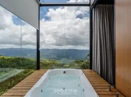 Cabana romântica com vista incrível VST040