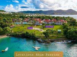 T3 Rhum Passion vue mer et rocher du Diamant dans c&eacute;l&egrave;bre Village de Vacances, resort in Sainte-Luce